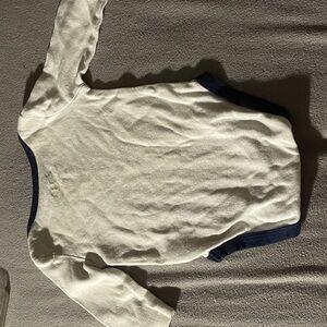 Circo White and Blue Kids Bodysuit